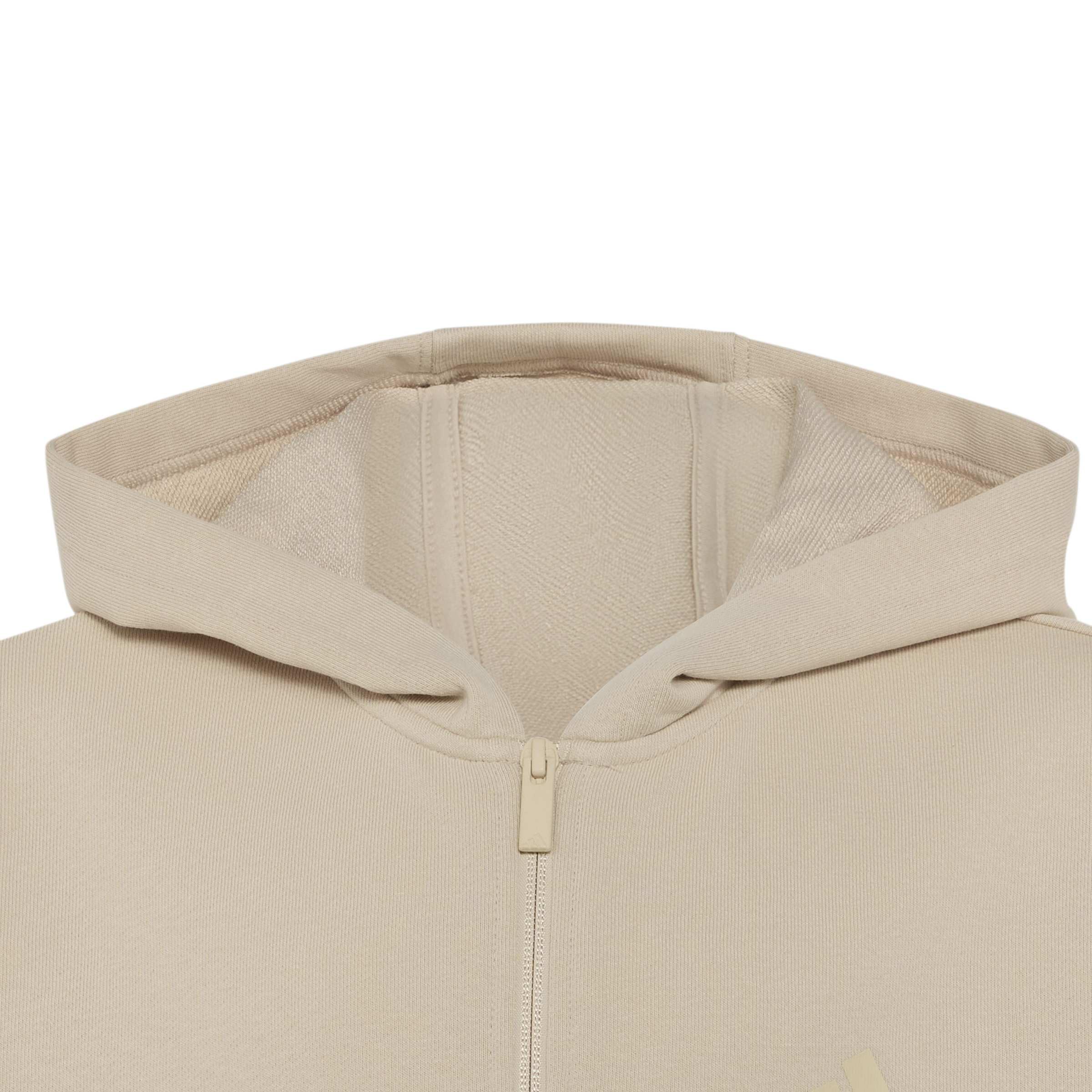adidas Uniseks - dzieci Essentials Full-Zip Hoodie Sweatshirt, Crystal Linen/Crystal Linen, 15-16 Years