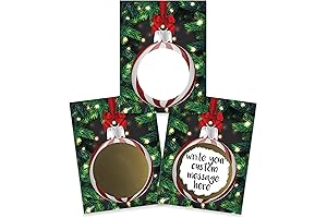 My Scratch Offs: 20-Pack Christmas Holiday Scavenger Hunt Party Game Cards & Gift Tags