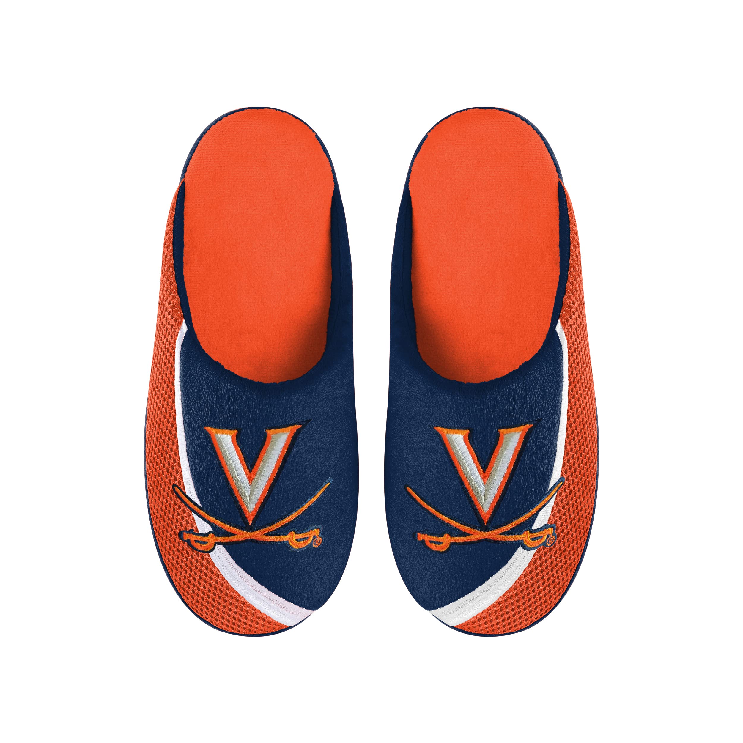 FOCO Men's NCAA 2022 Big Logo Color Edge Slipper