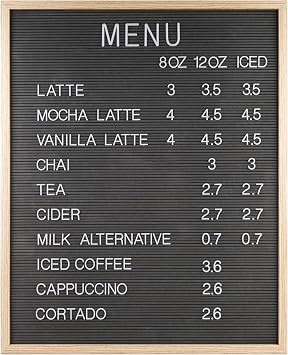 Large Felt Letter Board 24 x 30 Inch, Gray Felt Letterboard with 966 Letters and Symbols, Changeable Wall-Mounted Display Board for Menus, Events, Home and Office Use