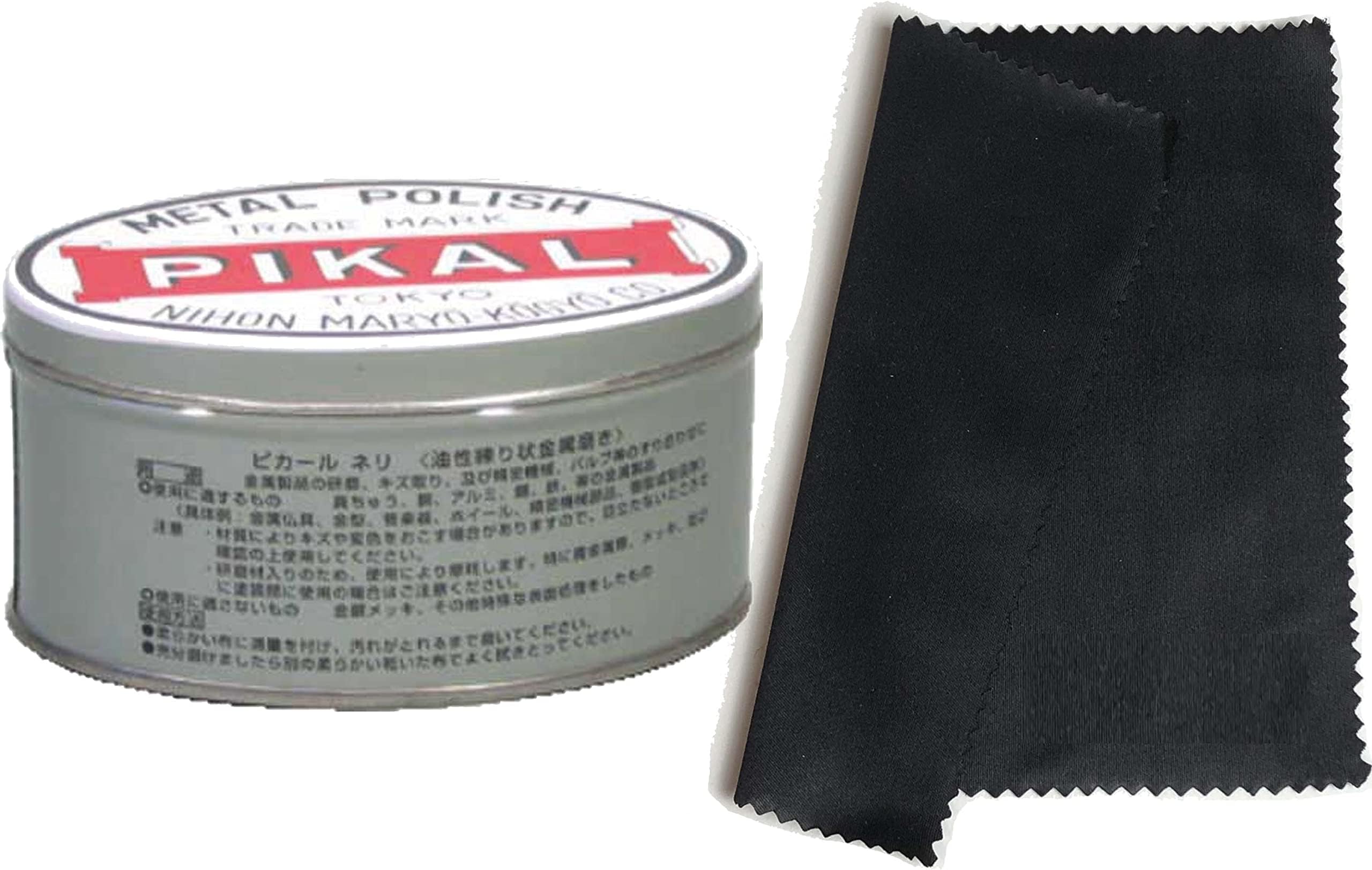 Amazon | 日本磨料工業(Nihon Maryo Kogyo) ピカール 金属磨き 300g + 専用クロスセット1枚 388-457 ...