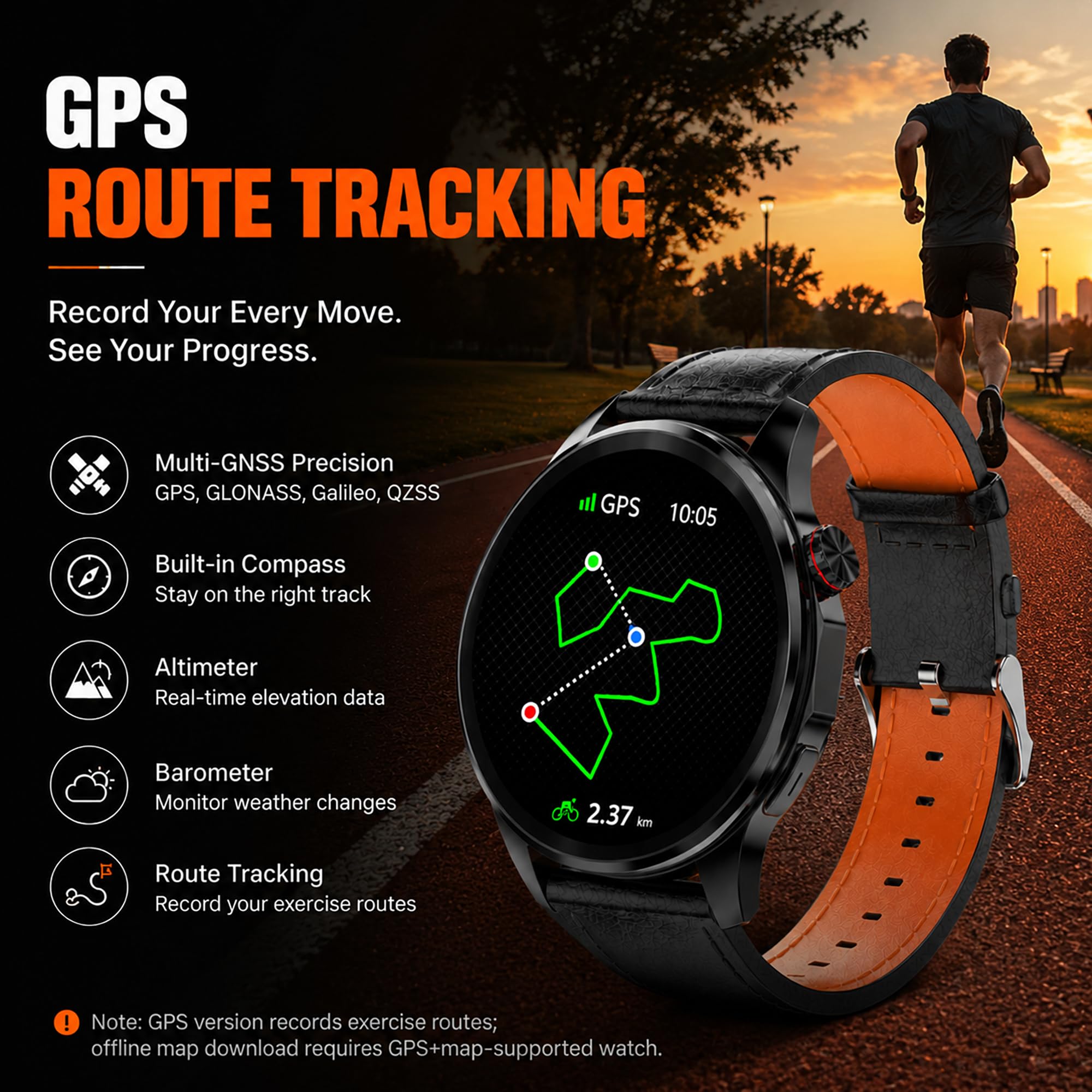 Wojskowy inteligentny zegarek dla mężczyzn z AI Q&A (odpowiedź/nawiązywanie połączeń/odpowiedź SMS), 1,5-calowy smartwatch HD do telefonów z systemem Android / iPhone, 100+ tryb sportowy, tracker