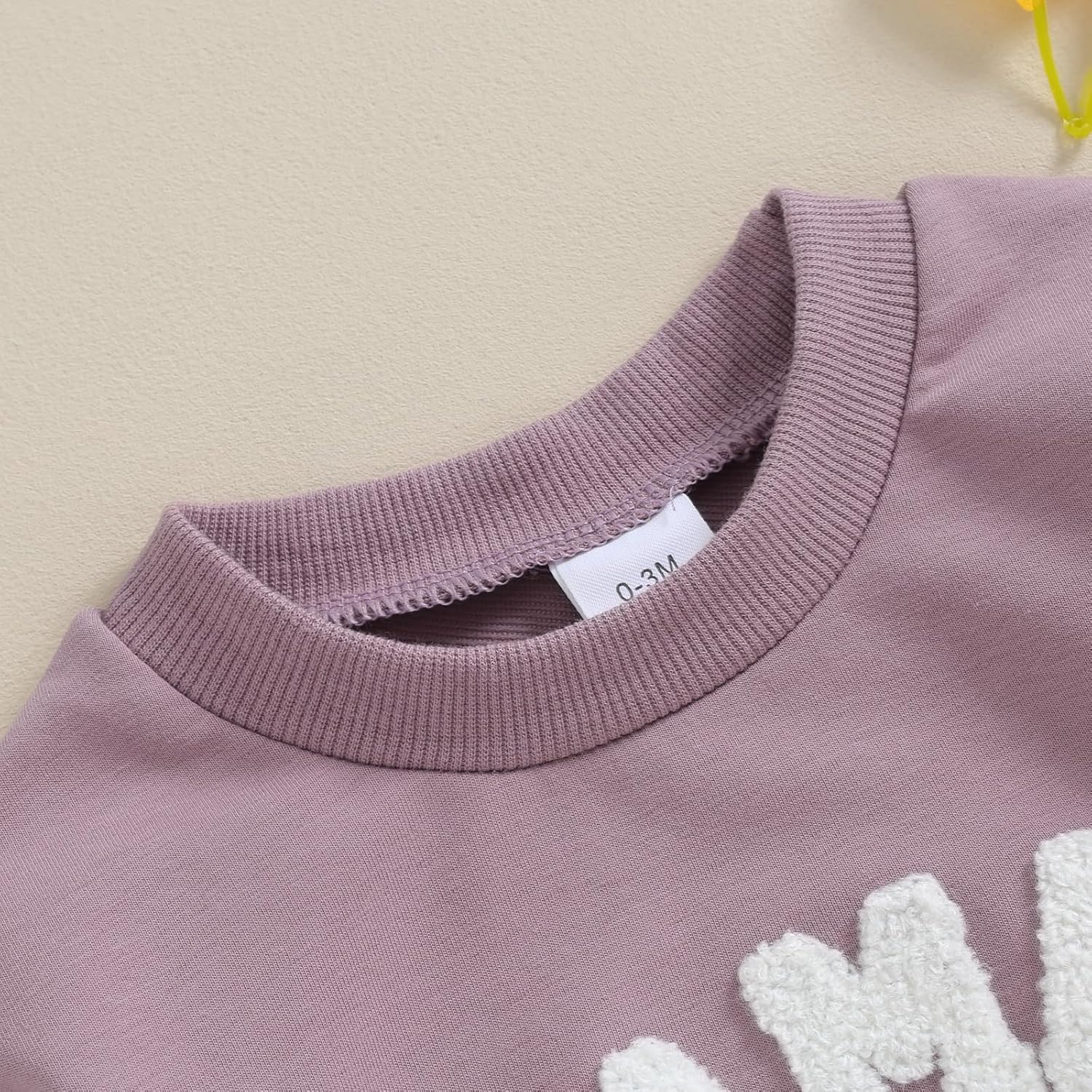 Multitrust Newborn Baby Girl Clothes Embroidery Mama's Girl Sweatshirt Romper Oversized Bodysuit Onesie Baby Girls Outfit