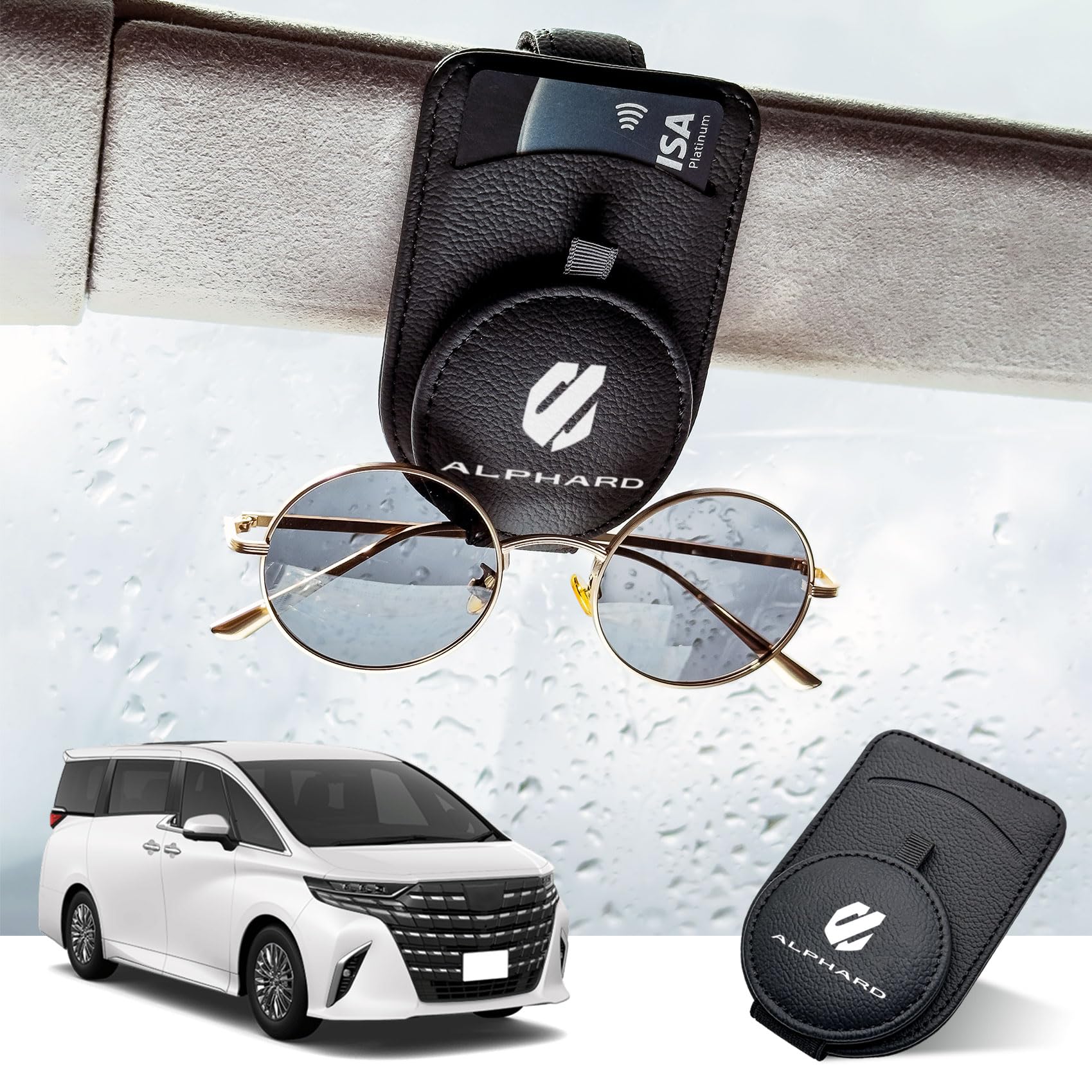 Amazon.co.jp: SUVVNE(スヴニ) 車用サングラスクリップ 新型