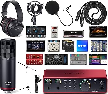 Amazon.com: Focusrite Scarlett 2i2 Studio 4th Gen USB-C Audio