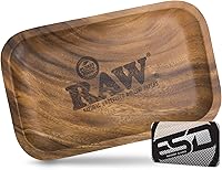 Vista 1 de RAW Bandeja rodante de madera Tamaño – Pequeño Madera resistente diseñada por RAW con esquinas curvas, sin arrugas