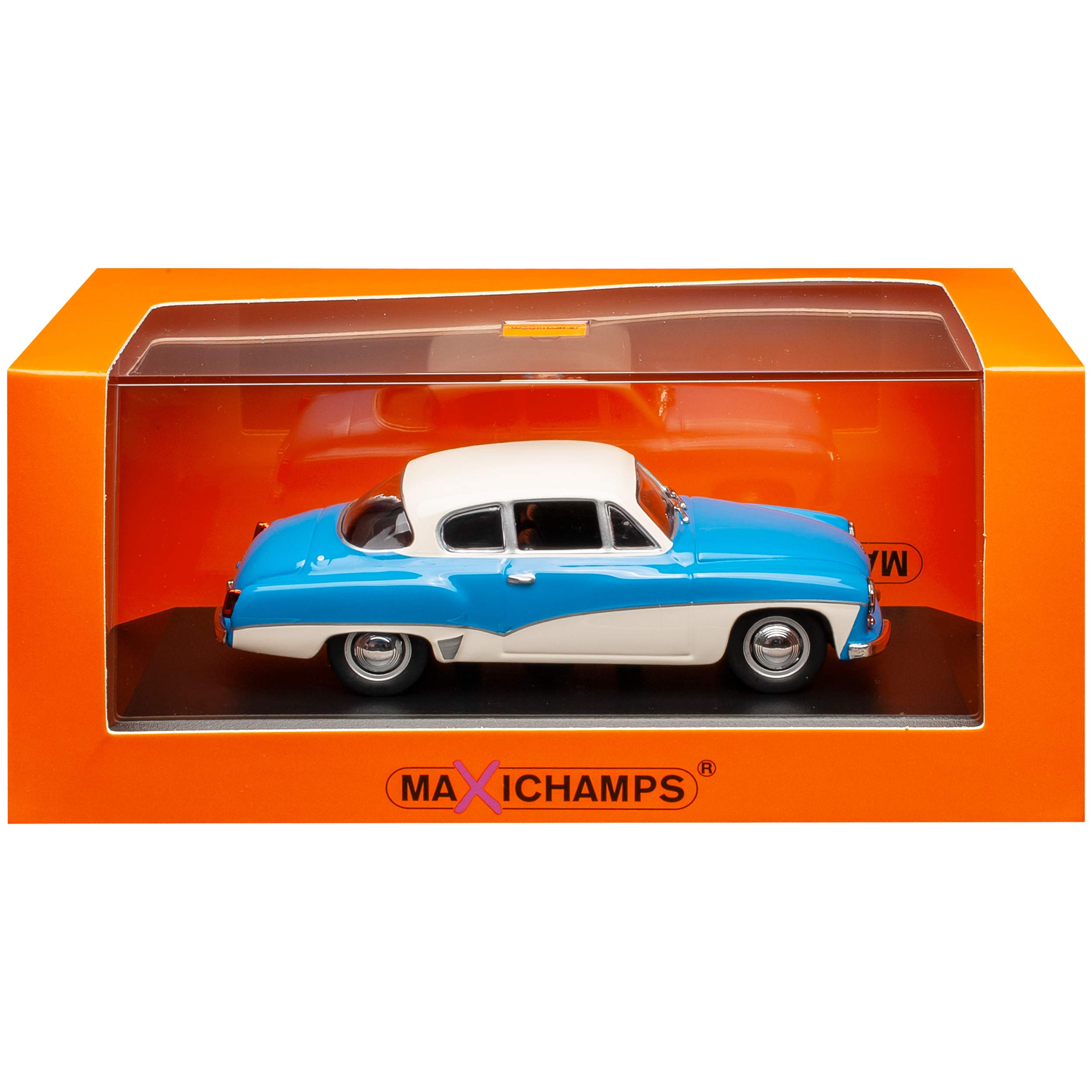Generisch Wartburg 311 Coupe Blau Weiss 1955-1965 1/43 Minichamps Maxichamps Modell Auto