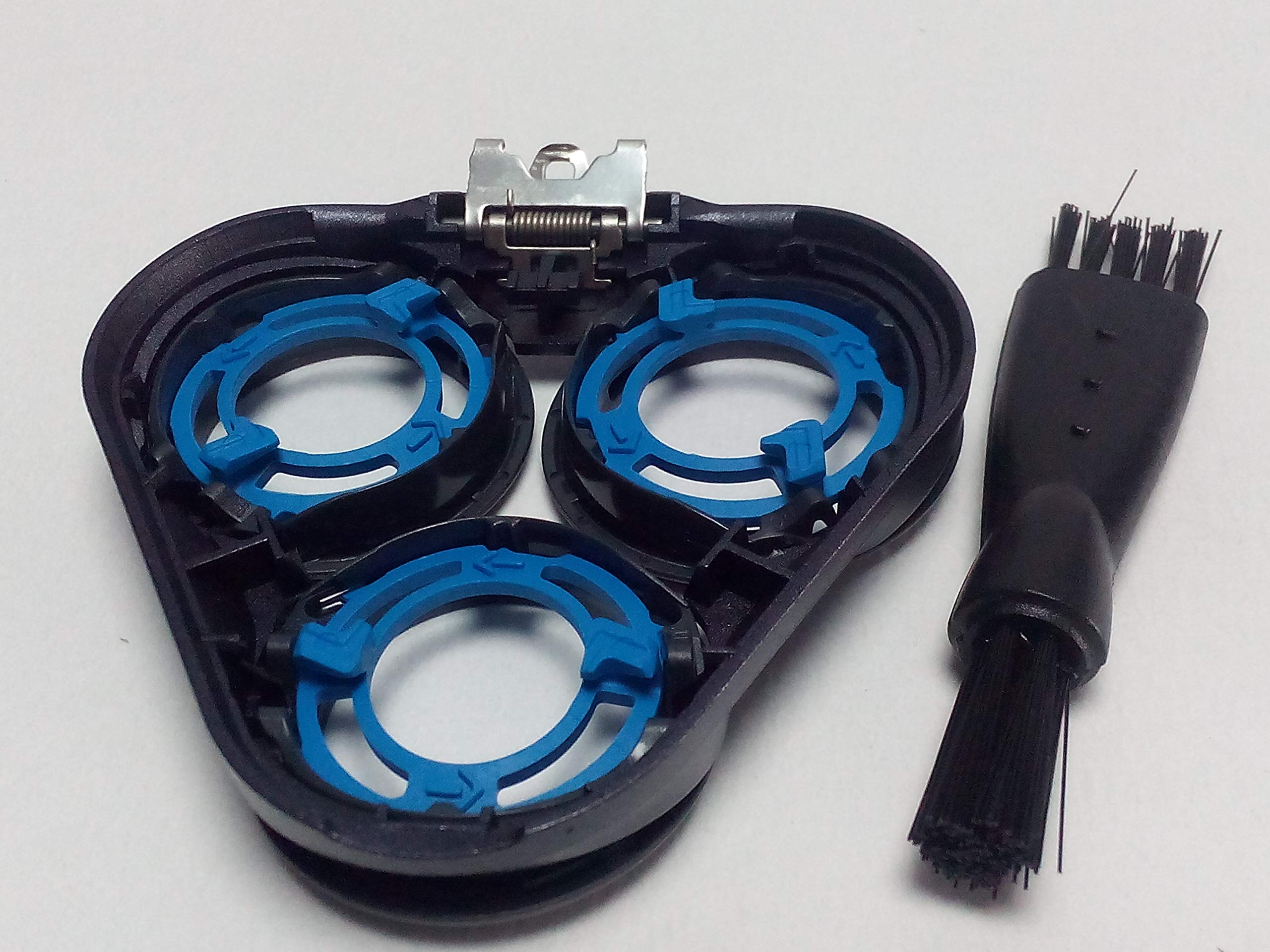 New Blakc Shaver Head Holder Cover & 3X Blade Frame Plate SH50 For Philips S5000 S5095 S5090 S5082 S5081 S5080 S5079 S5078 S5077 S5015 S5013 S5011 S5010 S5008 Shaving Parts Replacement
