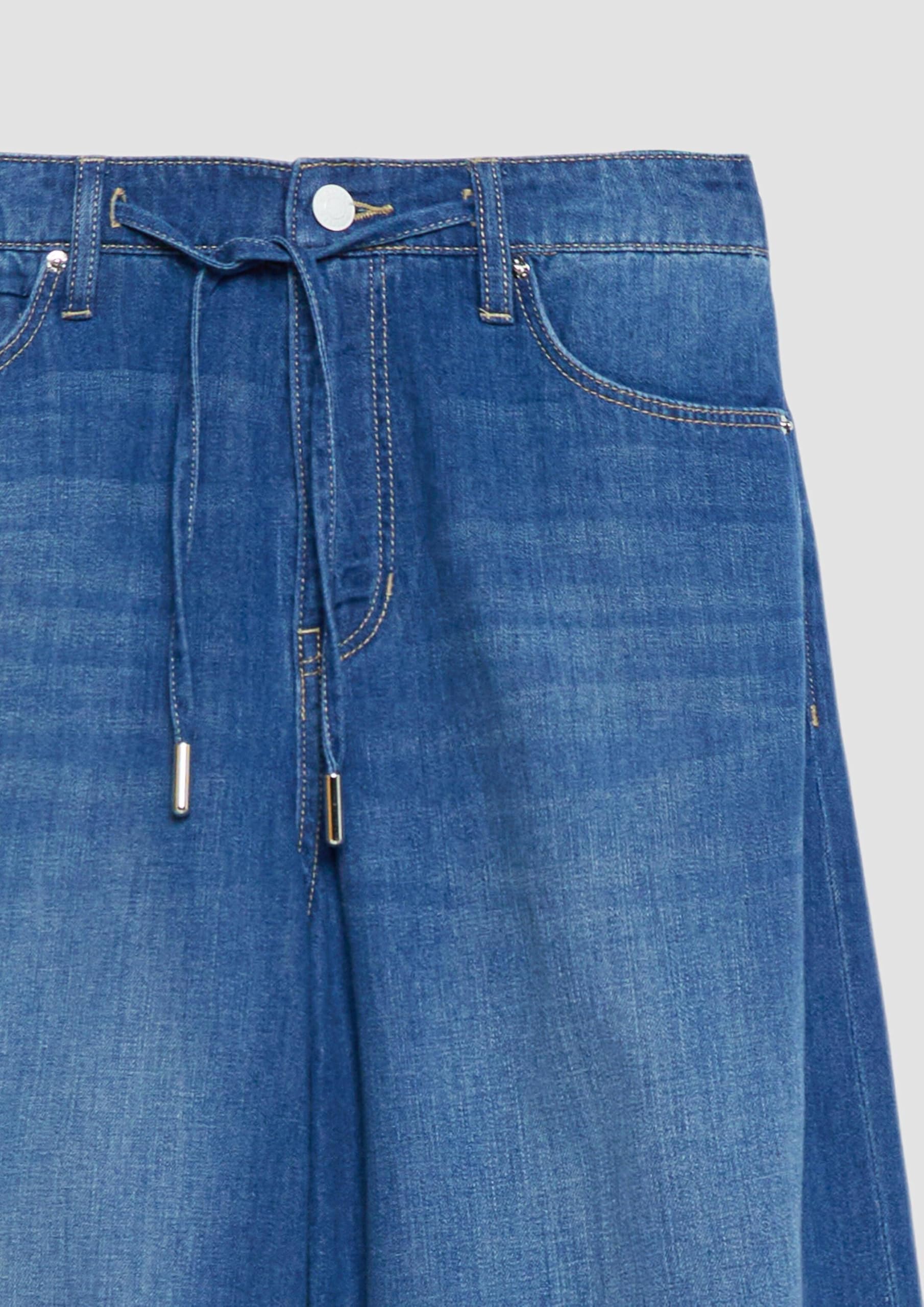 s.Oliver Damen Culotte-Jeans – High Rise, Wide Leg, 5-Pocket
