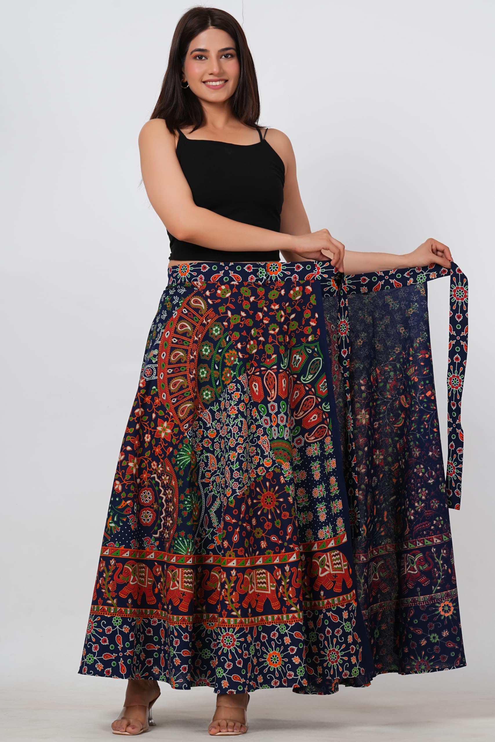 sahaj paridhan Jaipuri Wraparound Skirt-picture-19