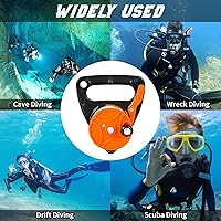Vista 2 de Anclaje compacto de 150 pies para kayak con tapón de pulgar para buceo submarino de seguridad