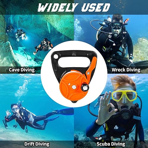 Miniatura 2 de Anclaje compacto de 150 pies para kayak con tapón de pulgar para buceo submarino de seguridad