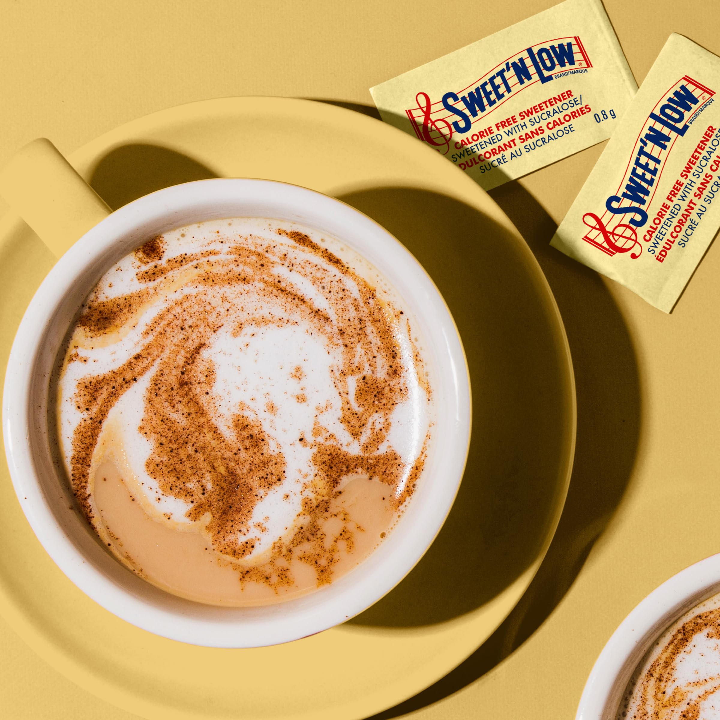 Sweet'N Low - Zero Calorie Sweetener with Sucralose. Diabetic-Friendly, Gluten-Free, Kosher, Vegan - Perfect for Iced and Hot Coffee, Tea and Lemonade, Made in Canada – 2000ct - 5