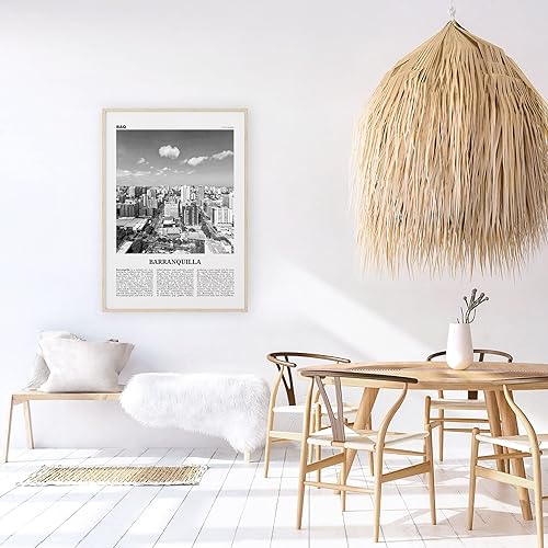 Miniatura 5 de Impresión de Barranquilla en blanco y negro, arte de pared de Barranquilla, póster de Barranquilla, foto de Barranquilla, Colombia, Atlántico,