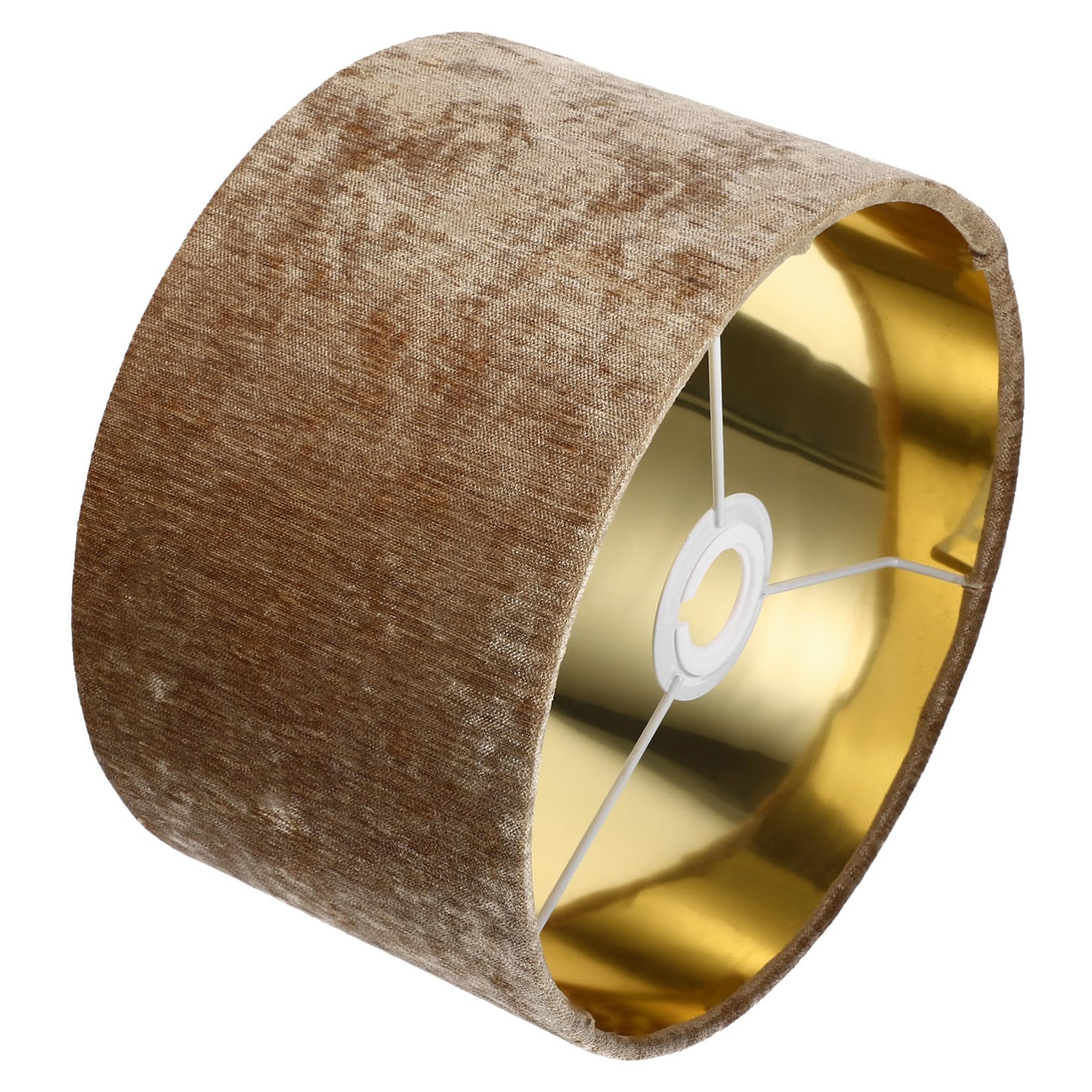 SHINEOFI Pantalla Decorativa de Tejido para Lámpara de Pie y Escritorio Base E14 y E27, Fácil de Instalar, Adecuado para Oficina y Dormitorio