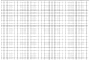 25 Sheet Graph Paper Pad 24" x 36" Oversized Graph Paper 1"...