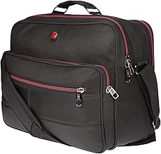 Christian Wippermann Sac de grande qualité pour homme | Sac de travail, sac pour homme en nylon robuste poche | noir