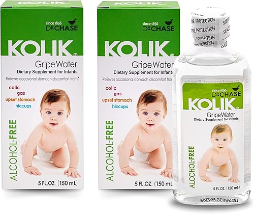 Dr. Chase Kolik Gripe - Alivio de cólicos para bebés - Alivio de gas para bebés - Alivio de gas para bebés para molestias estomacales e hipo -