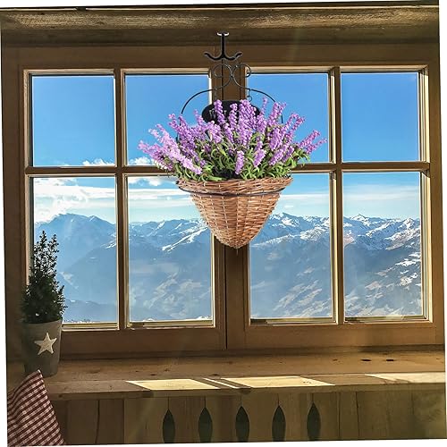 Miniatura 7 de CHILDWEET 4 ganchos de doble garra para el techo, colgador para toallas, bata negra, estantes de plástico resistente, ganchos negros para adornos,