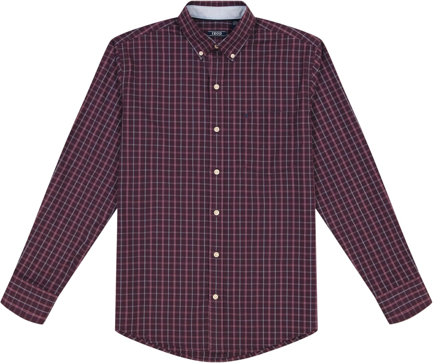 Izod Mens Performance Comfort Long Sleeve Shirt - Image 5