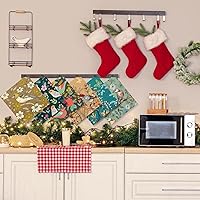 Vista 4 de Sunnyray 12 paños de cocina suecos, paños de cocina reutilizables con esponja, paños de limpieza, paños de cocina, absorbentes, lavables, para secar