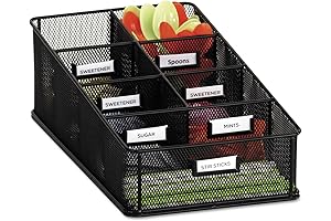 Safco Products Restaurant Organizer Onyx Mesh Condiment Holder