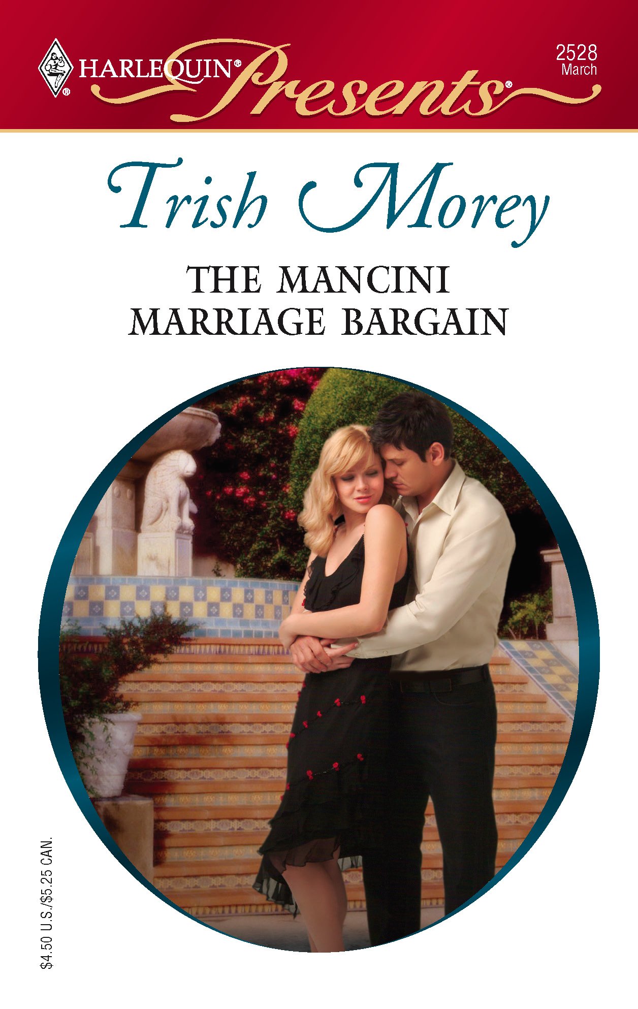 The Mancini Marriage Bargain Morey, Trish