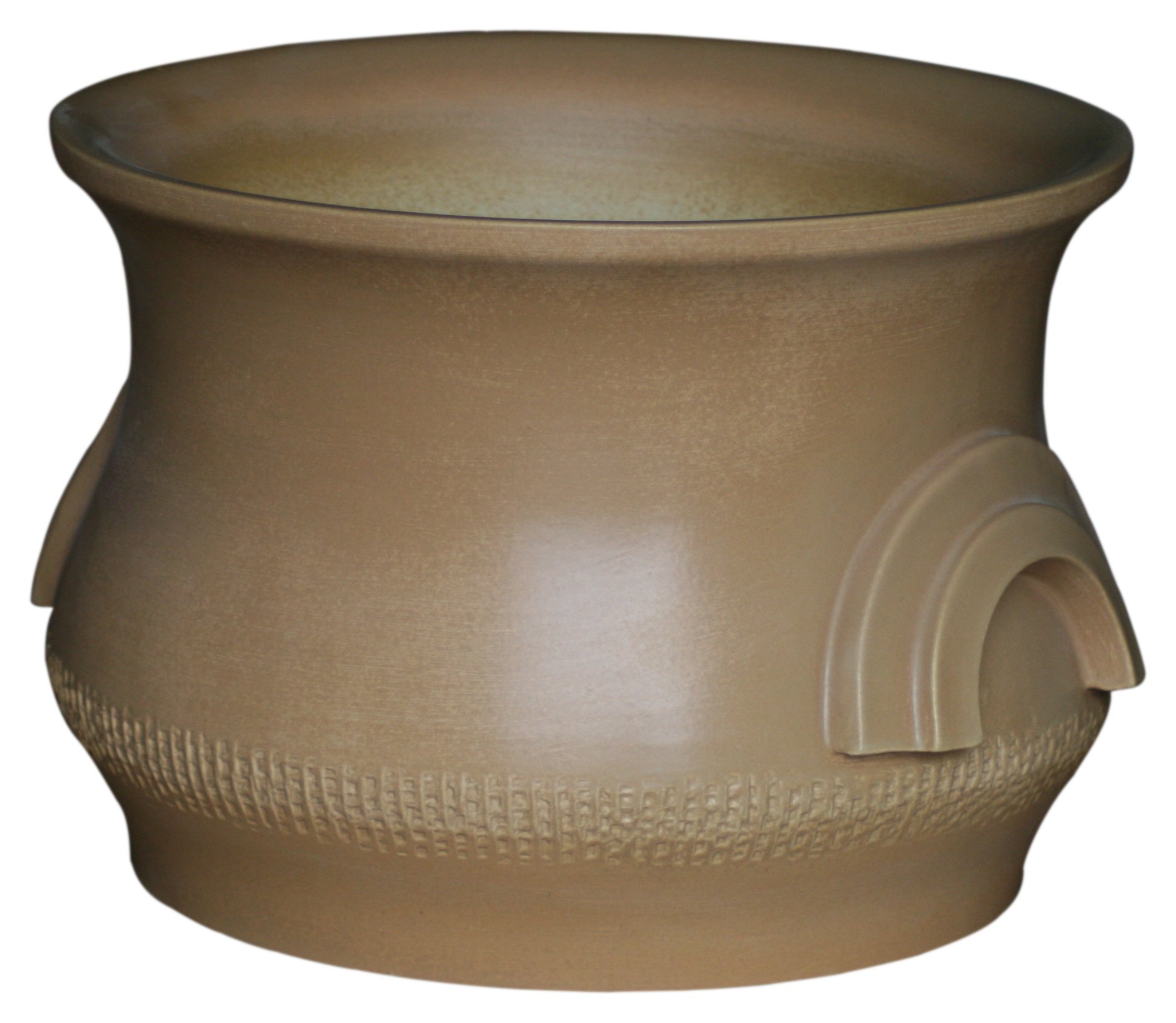 Vaso per piante in ceramica gres resistente al gelo accorriamo Burg 40 x 29 cm anticato