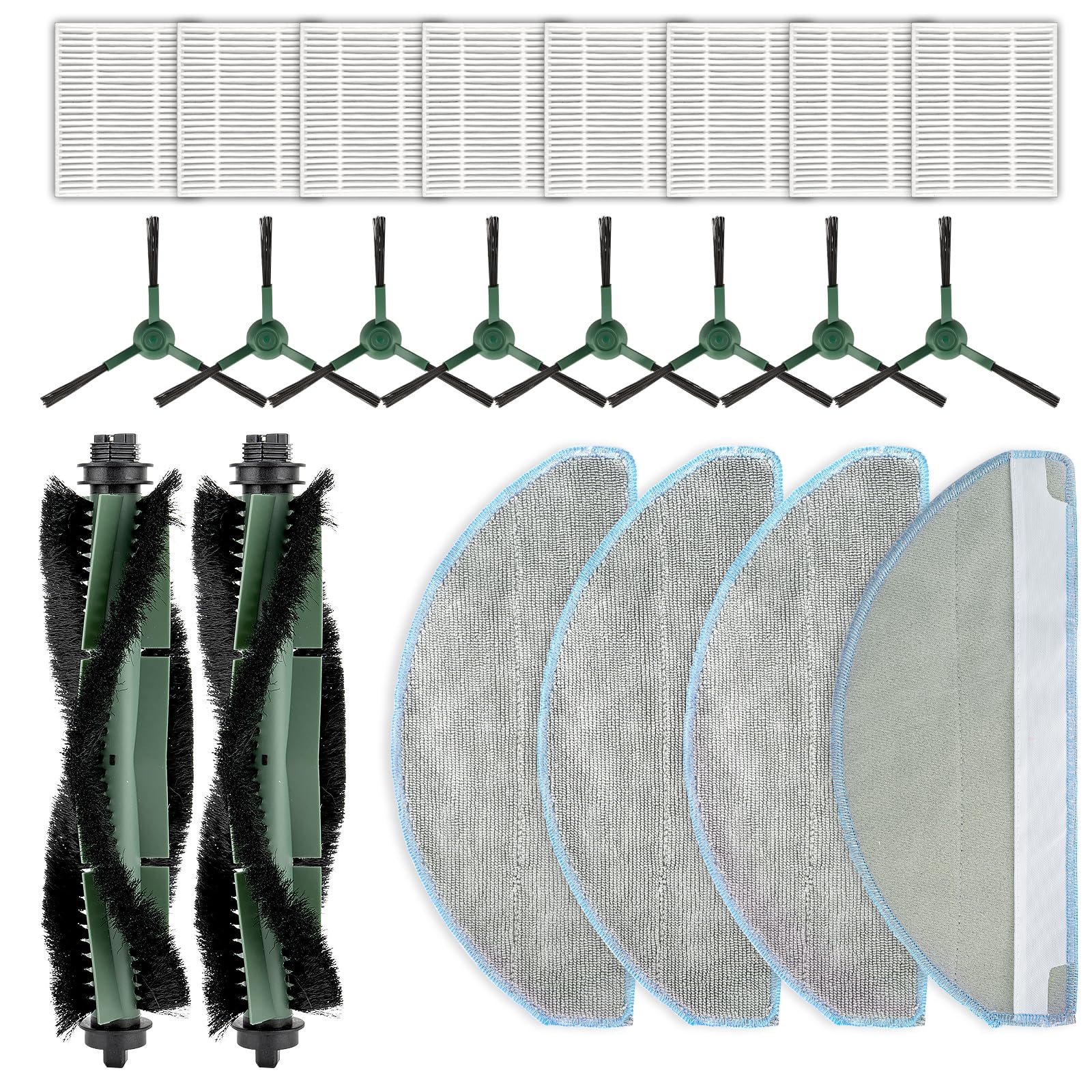 E-HAO Parti di ricambio per iRobot Roomba Essential Q, Y Series, kit di accessori per