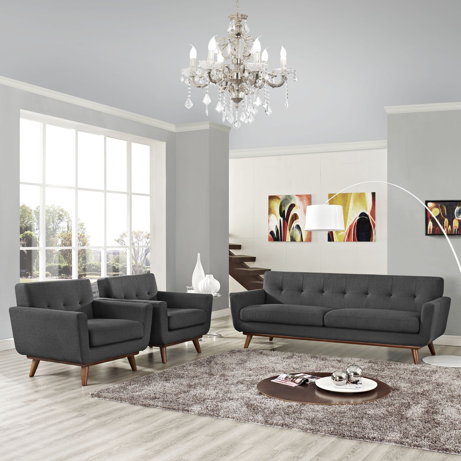 Amazon.com: Engage Armchairs and Sofa Set of 3 : Home & Kitchen