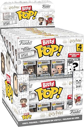 Miniatura 19 de Funko Bitty POP! HP - Voldemort, paquete de 4 - Lord Voldemort, Draco Malfoy (Quidditch), Bellatrix Lestrange y A Surprise Mystery Mini Figure - 0.9