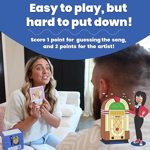 Miniatura 4 de OFF TOPIC Juego de música Name That Toon - Divertidos juegos de fiesta para más de 2 jugadores, rompecabezas de palabras para adultos y juego de