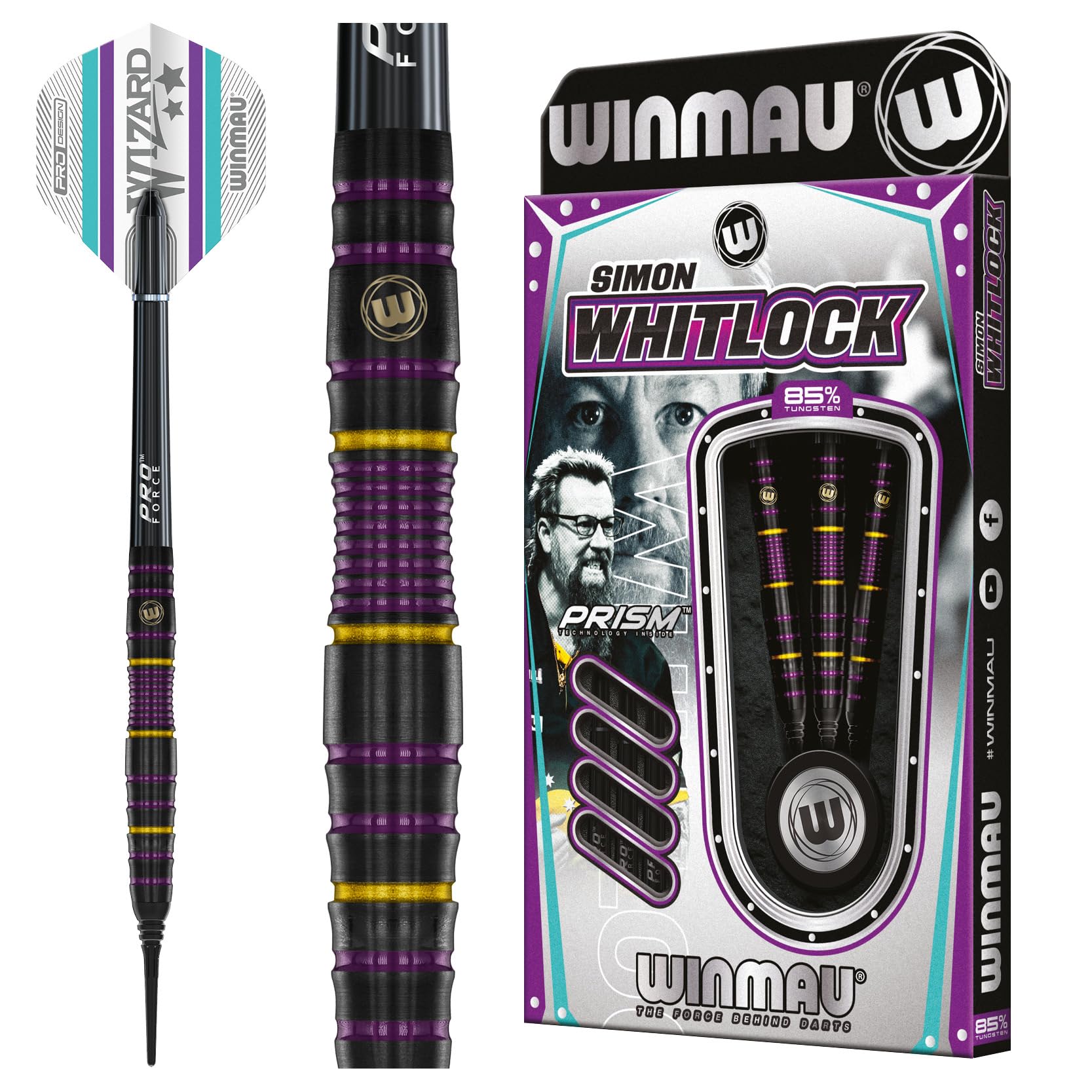 Amazon.com : Winmau Simon Whitlock The Wizard 85 Edition 18