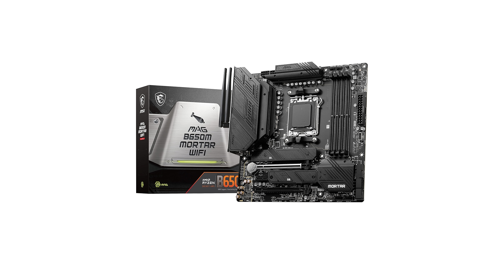 Amazon.com: MSI MAG B650M Mortar WiFi Gaming Motherboard