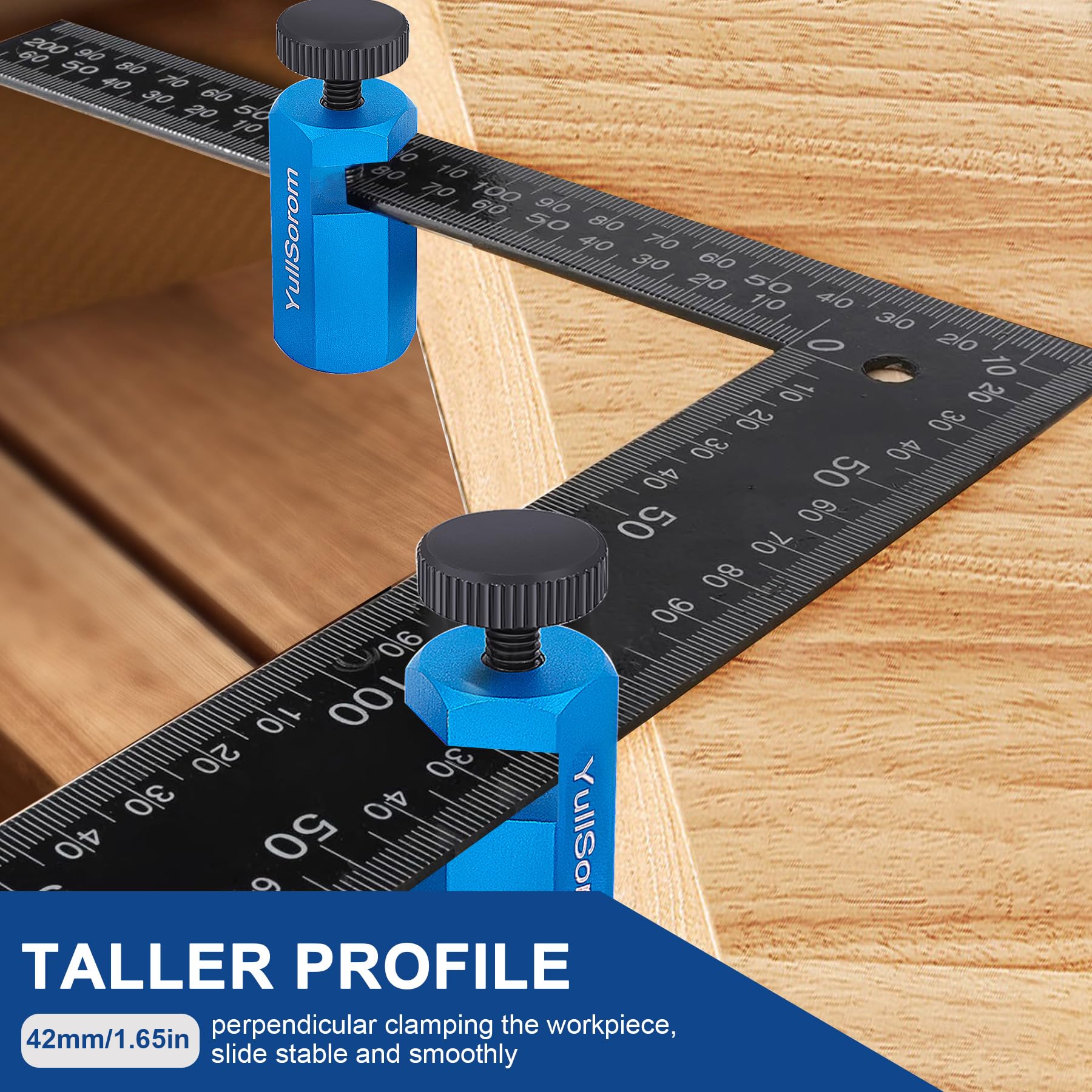 Stair Gauges for Framing - Blue Kit with Holder -3