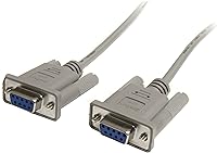 Vista 4 de StarTech.com 2m Cable serial DB9 RS232 negro - Cable de extensión DB9 RS232 serial - Cable de macho a hembra (MXT1002MBK), 6.6 pies / 2m