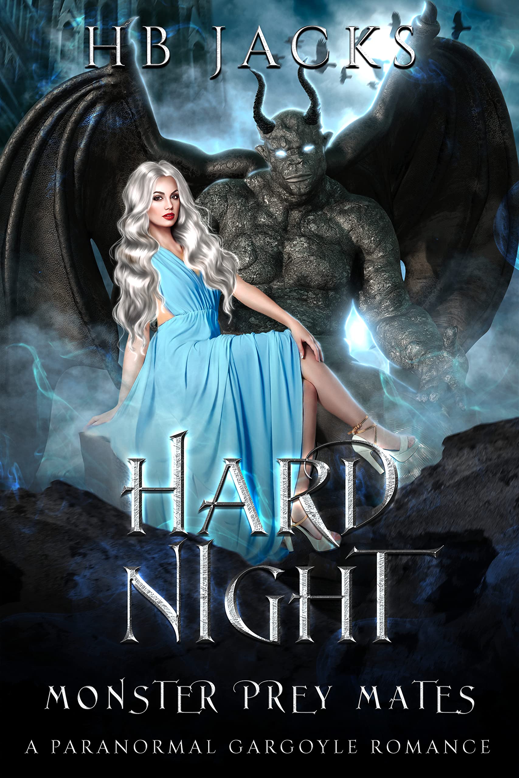 Hard Night: A Paranormal Gargoyle Romance (Monster Prey Mates Book 2)