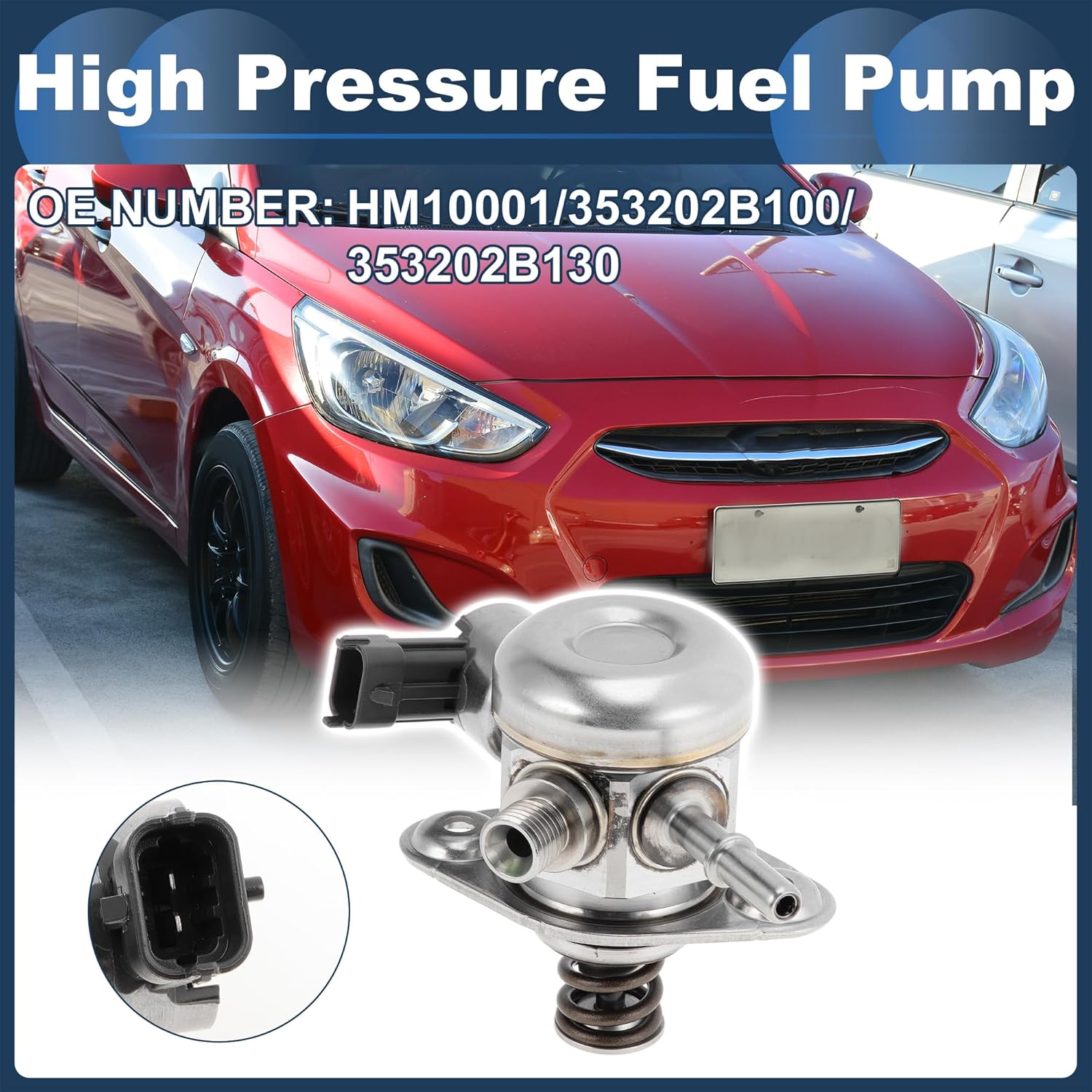 High Pressure Fuel Pump for Kia Soul Rio for Hyundai Accent Veloster 2011-2014 1.6L No.353202B100 Fuel Pump Assembly