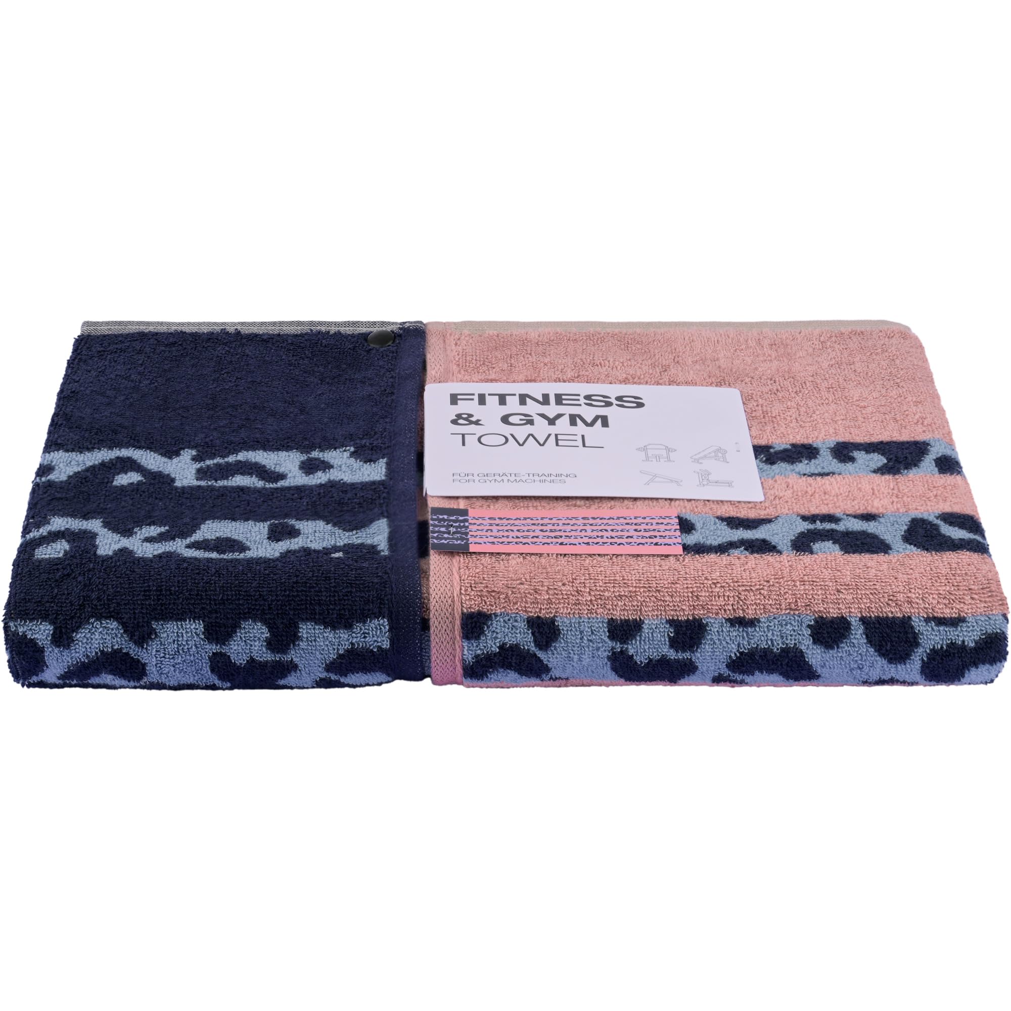Cawö Fitness-Handtücher Leo Stripe 6291 Powder Blue - 12