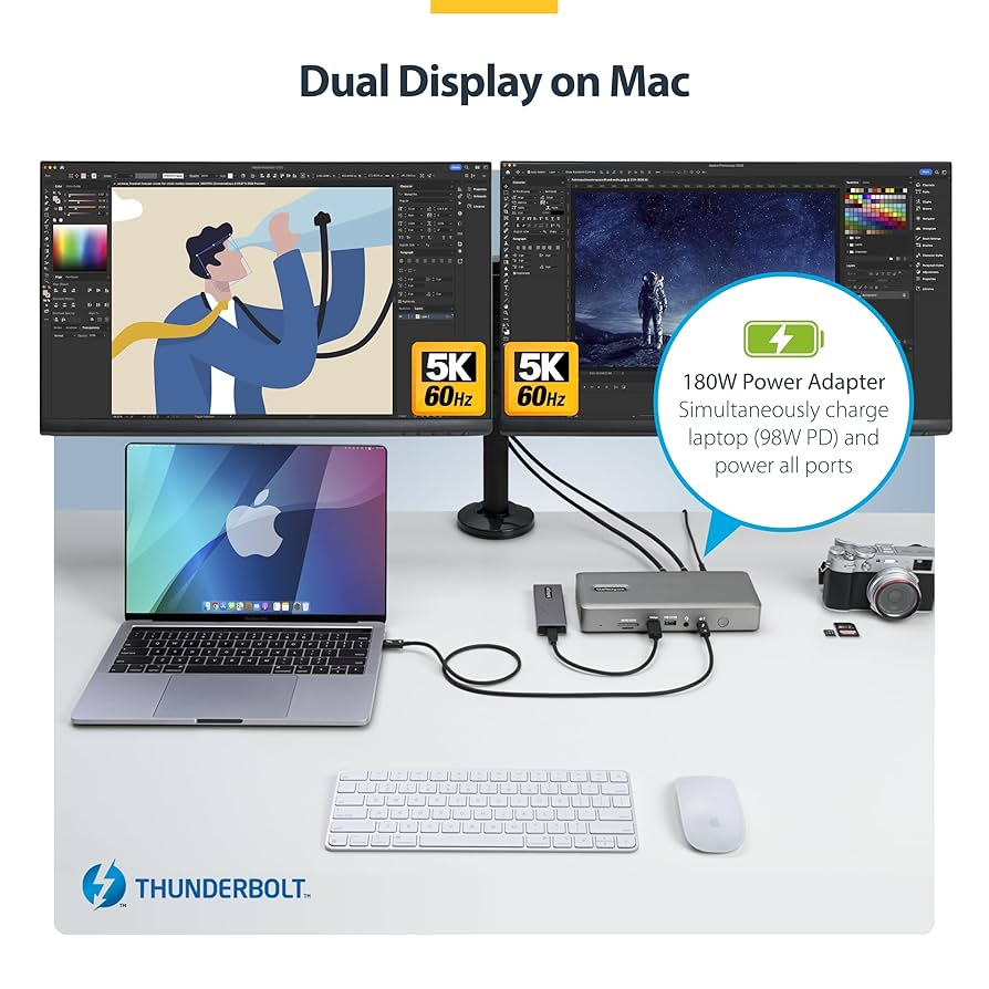 CHANNEL S 　THUNDERBOLT Amazon.com: StarTech.com Universal USB4 & Thunderbolt 4