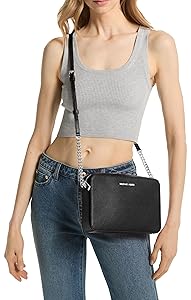 Michael Kors womens Jet Set Travel Large East/West Crossbody