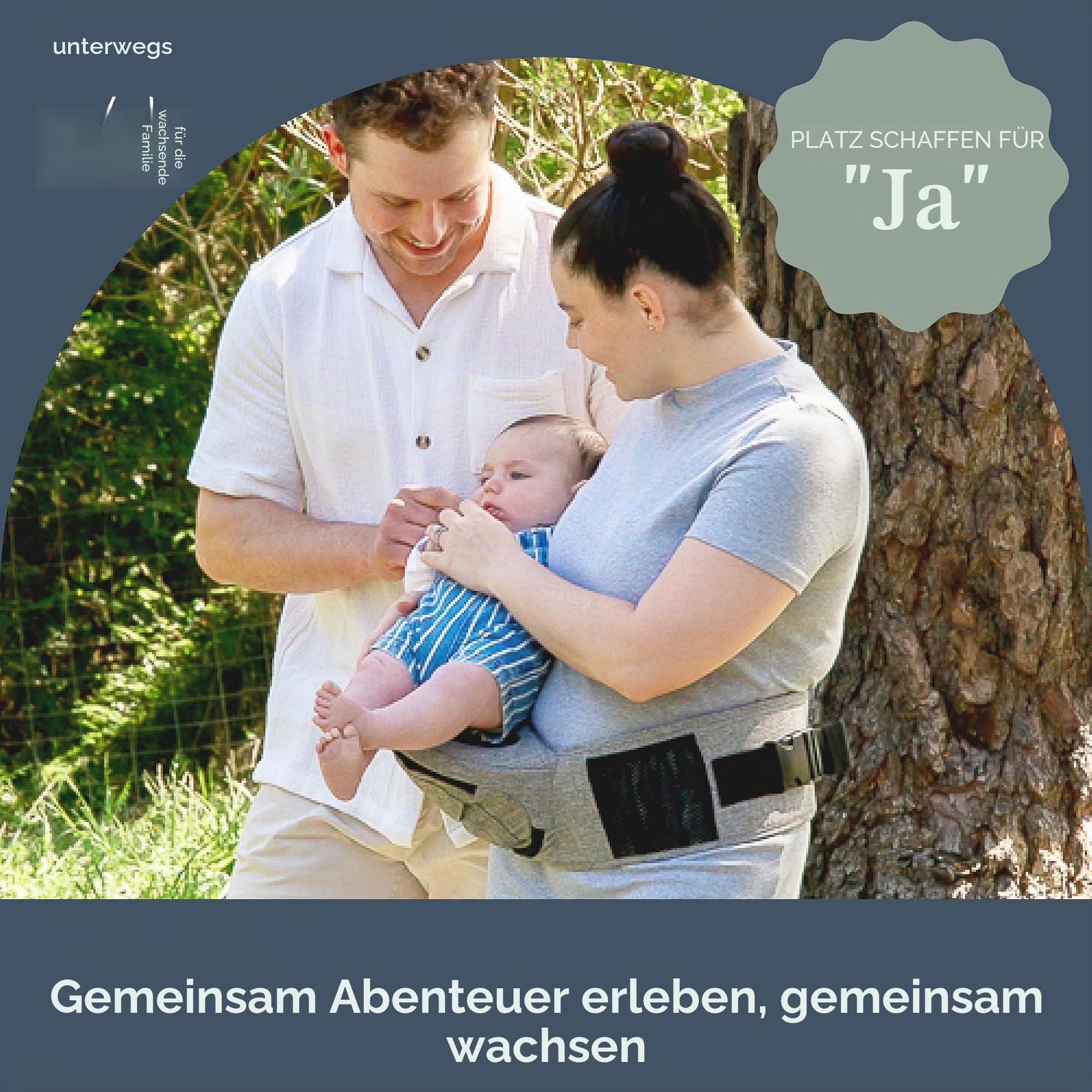 Dreambaby Up & Go Hüftsitz-Tragetasche, leichte Babyhalterung mit Aufbewahrungstaschen, ergonomische Kleinkind-Hüftstütze, verstellbarer Bund, geeignet für Kinder von 3,5-18 kg