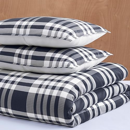 Miniatura 6 de UGG 32553 Devon - Juego de edredón de 3 piezas, tamaño King, California King, edredón de lujo y dos fundas de almohada, acogedor, cómodo,