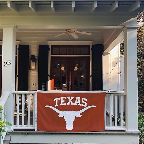 Miniatura 5 de Desert Cactus Bandera de la Universidad de Texas UT  Pancarta de 3 x 5 pies Longhorns, tela duradera para interiores y exteriores, diseño 100%