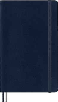 Moleskine Çizgisiz Kalin Safir Mavi Defter L Boy Yumuşak Kapak (Expanded)