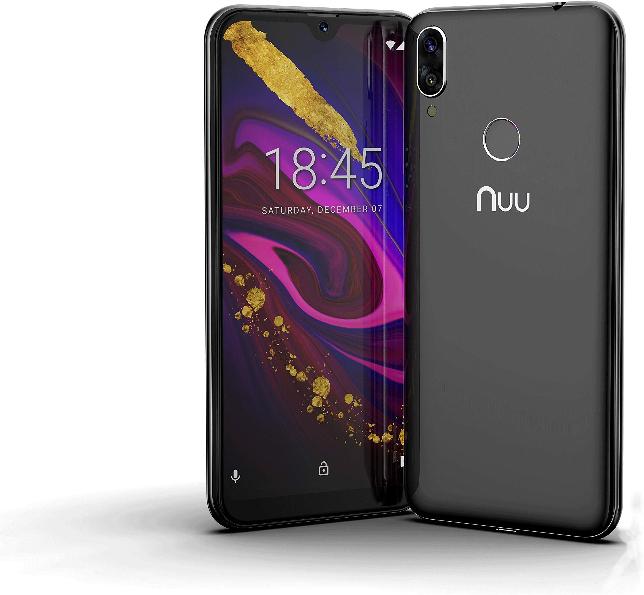 NUU Mobile X6-32GB + 3GB RAM LTE Android Unlocked Dual SIM Smartphone | 5.7" HD+ Display | Mobile Hotspot | 13MP Camera