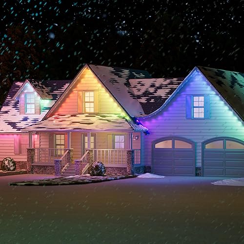 Miniatura 9 de Cync Luces de alero inteligente para exteriores de efectos dinámicos de 100 pies