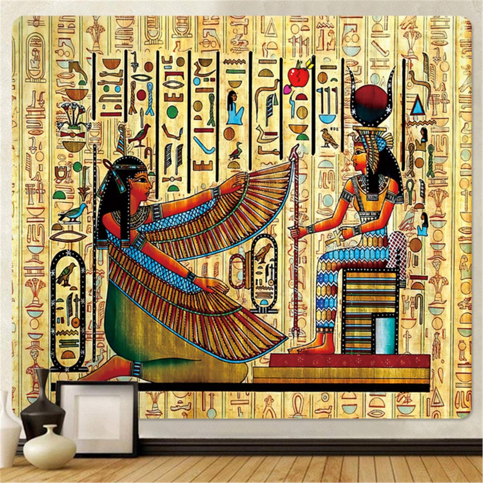 Amazon.co.jp: 古代エジプトのピラミッド壁画家の装飾タペストリー