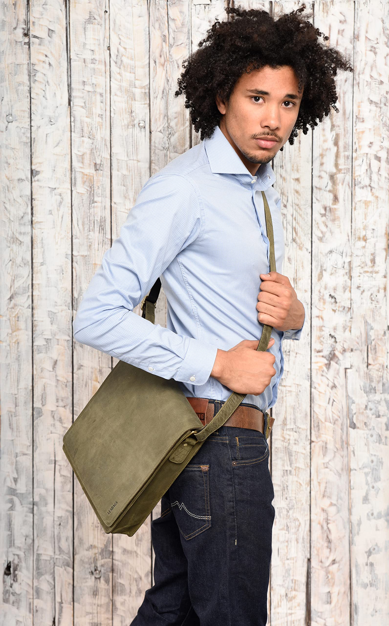 LEABAGS London Borsa a tracolla Unisex - Adulto (Pacco da 1)