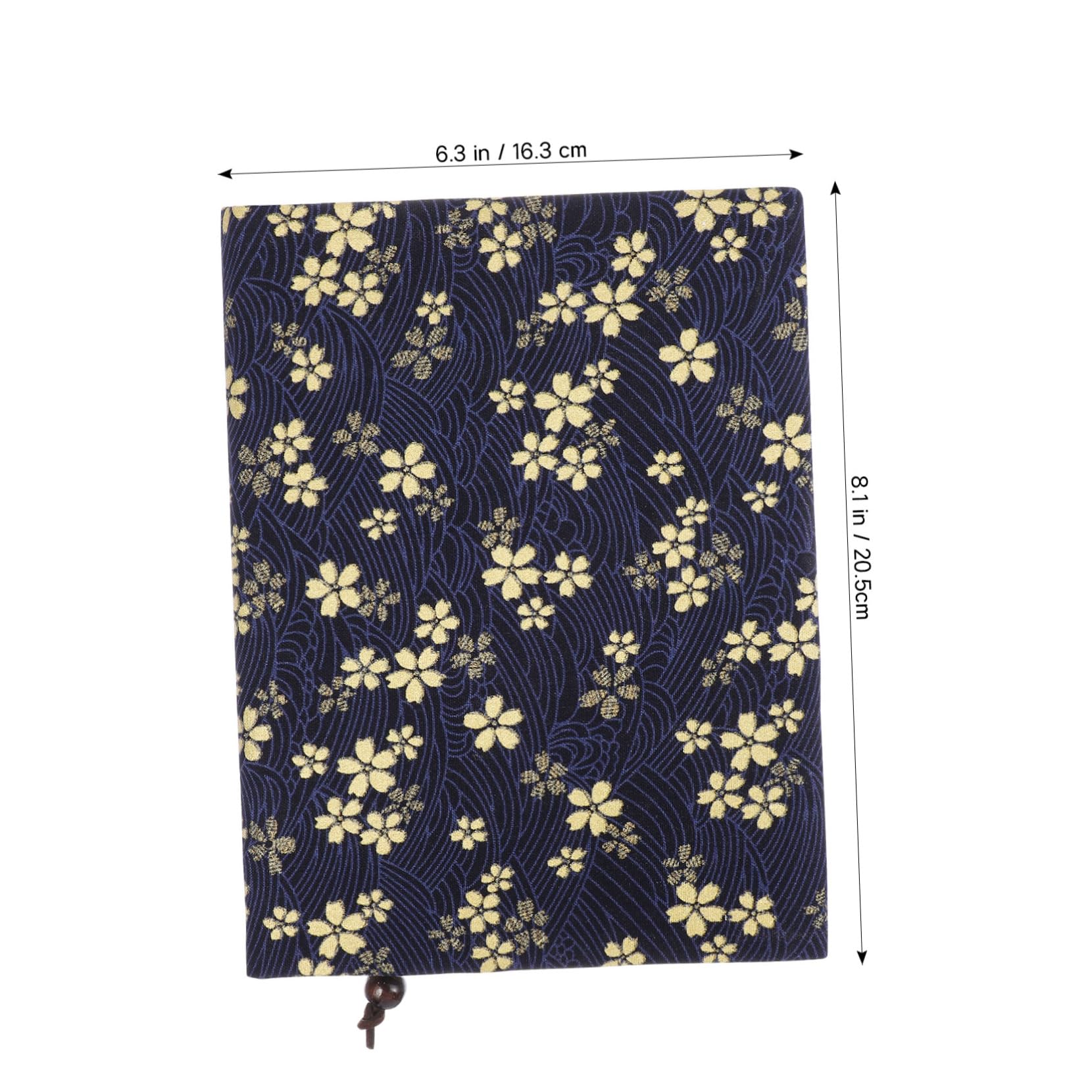 Copertina Libro in Stoffa Blu, Protezione Decorativa e Book Sleeve | Decorazioni Scuola, Libro Protettivo Buona Adesione, Uso Personale e Business